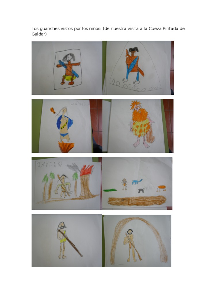 Los Guanches Vistos Por Los Niños | PDF