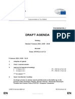 European Parliament Subcommittee Discusses Tax Matters Agenda