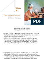 Father of Surgery Ayurveda Kashiraj Divodas Dhanvantari