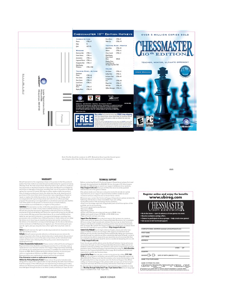 Chess Master 10th Edition Manual | PDF | Menu (Computing) | Icon ...