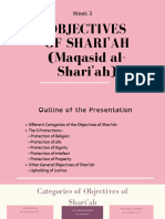 Week 3 - Objectives of Shariah