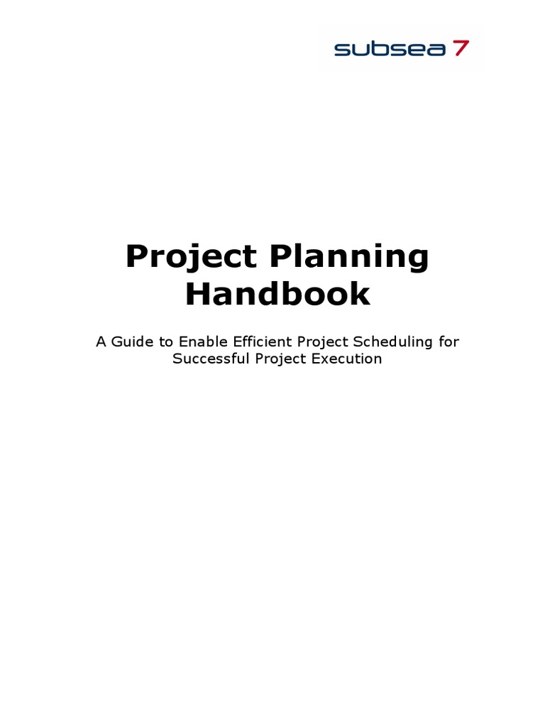 Project Planning Handbook PDF Project Management Navigation