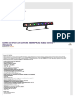 Barre Led Sur Batterie Ip65 Full RGBW Prolights Z8strip