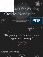 Creative Nonfiction