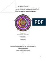 Artikel Penggunaan Bank Syariah Terhadap Kegiatan Oprasional Di Tempat Ibadah DEADLINE