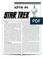 Star Trek - FASA - Article - Robots in Star Trek