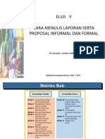 Ch09 - Cara Menulis Laporan Serta Proposal Informal Dan Formal-Edited 17 Mei