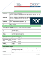 MSDS For 10% Neutral Buffered Formalin Solution