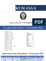 Diskusi Jaga Sabtu Malam 19 November 2022