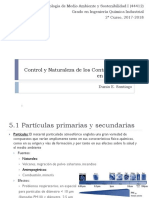 Tema 5 - Control y Naturaleza de Los Contaminantes en Partículas