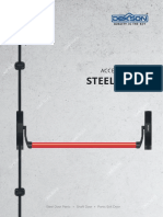 STEEL DOOR ACCESSORIES FOR PANIC, SAFETY AND DURABILITY