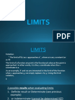 Application of Limits