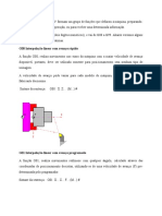 G00 Interpolação Linear Com Avanço Rápido