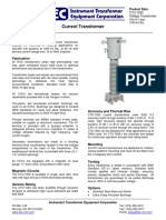 CTO 1050 230 Current Transformer