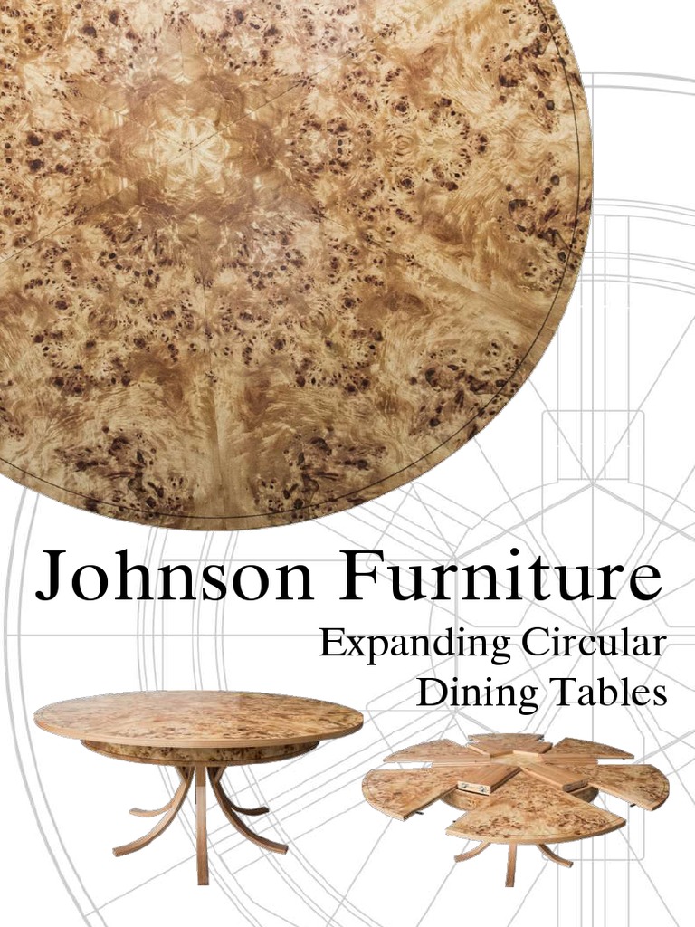 Johnson Furniture Expanding Dining Table Brochure 180920 PDF