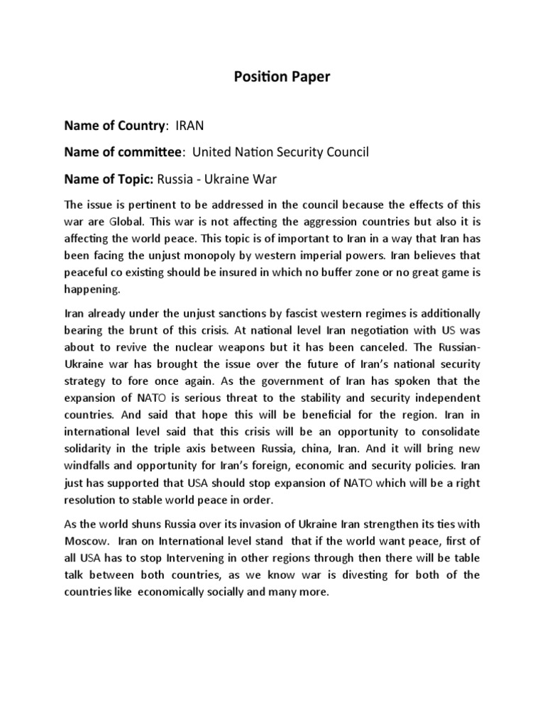 Position Paper PDF