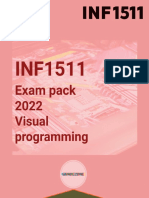 INF1511 Exam Pack 2022 Visual Programming (Chapter 2)