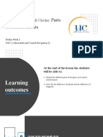 Topic 2.1 Great Circles, Small Circles - Parts and Measurements