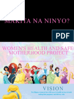 women's health and safe motherhood project