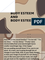 Body Esteem and Self Esteem