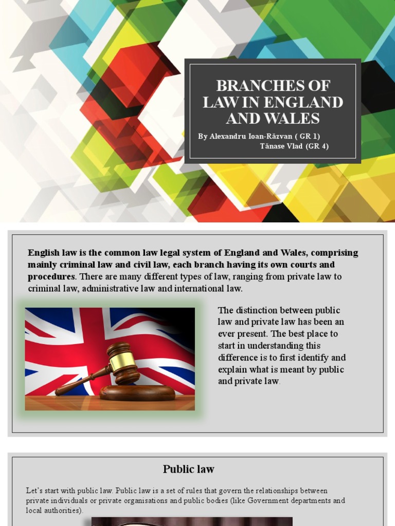Branches OF LAW in England and Wales  PDF  Crime & Violence  Crimes