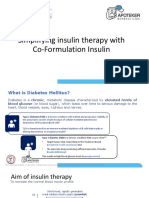 Simplify Insulin Therapy With Co-Formulation