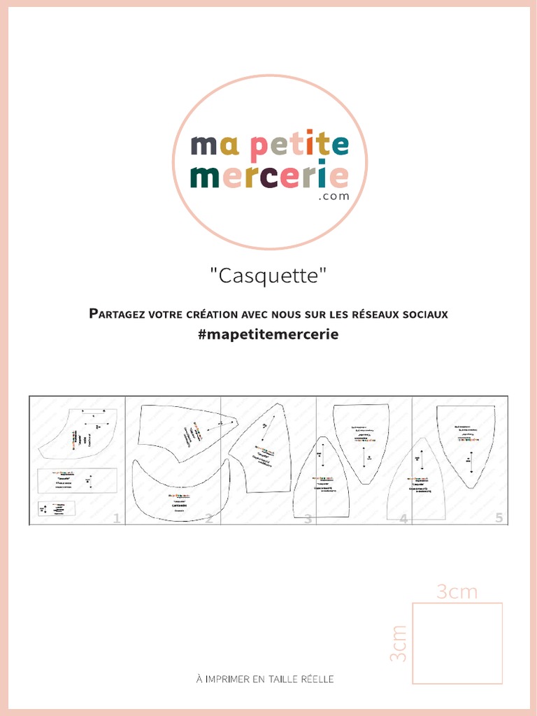 Patron Ancien De Casquette Et Pardessus Garçon 2-4 Ans - Occasion - Modèle Complet