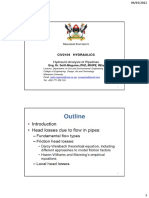 Lecture 1 - Hydraulic Analysis of Pipelines - 2022