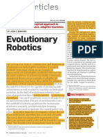 Evolutionary Robotics