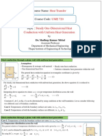 L4-Steady One Dimension Heat Conduction With Uniform Internal Heat Generation