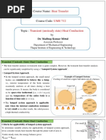 L6-Unsteady State (Transient) Heat Conduction