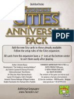 5a 7 Wonders Cities Anniversary Pack Rulebook
