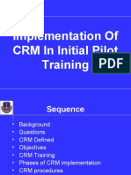 Implimentation of CRM in Pilot Training