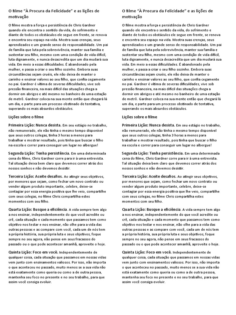 A Procura Da Felicidade | PDF | Autoajuda | Bem-estar