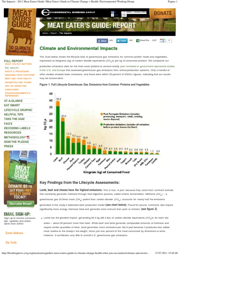 2011 Meat Eaters Guide - Meat Eater's Guide To Climate Change | PDF ...