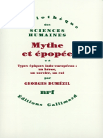 Dumézil Georges - Mythe Et Épopée Tome 2