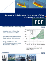 Parametric Variations and Performance of Wind Assisted Ship Propulsion Rogier Eggers