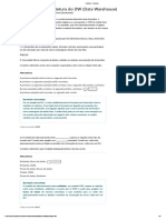 Modelagem e Arquitetura Do DW (Data Warehouse)