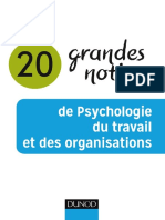 Grandes Notions de Psychologie Du Travail