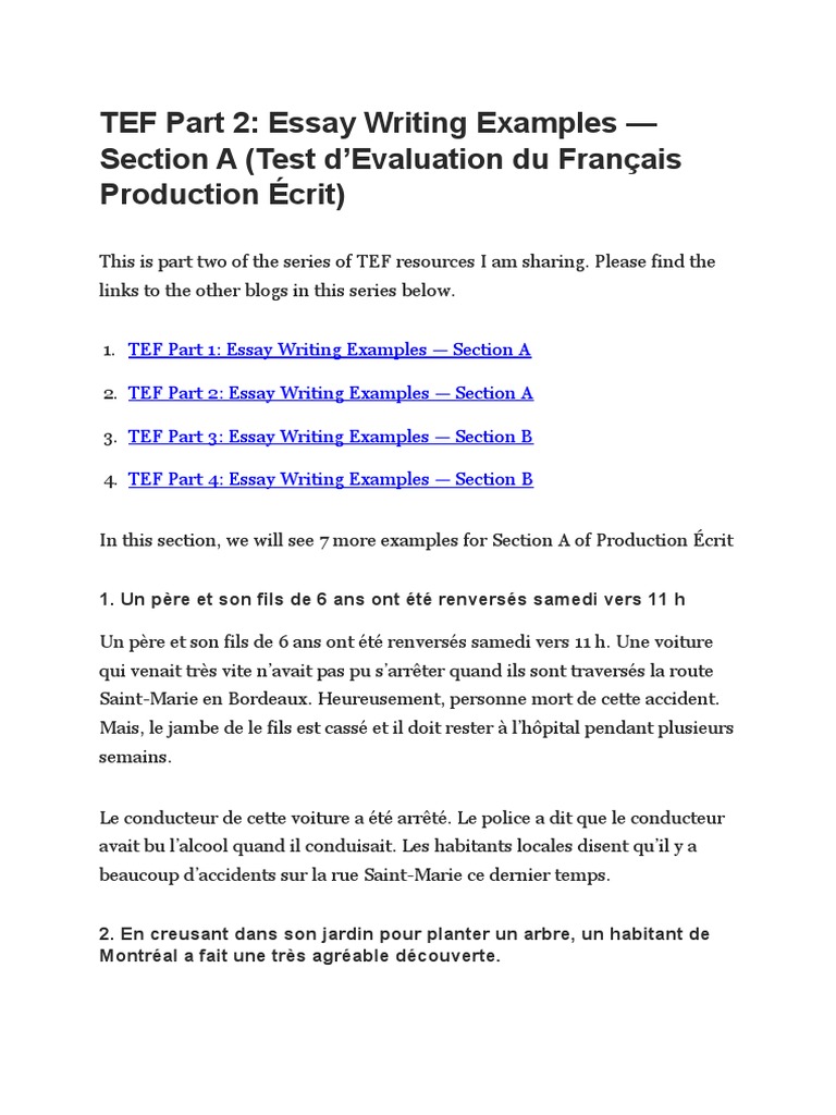TEF Part 2 | PDF | Lion