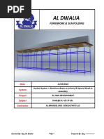 Load Calclations Beams (35X80) CM