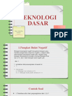 UTS Teknologi Dasar