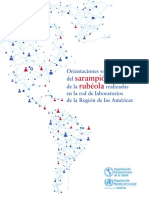 Orientaciones sobre las pruebas del sarampión y de la rubéola realizadas en la red de laboratorios de la Región de las Américas