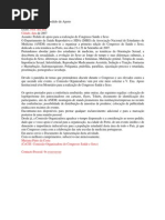 Exemplo de Carta de Rescisão de Contrato de Trabalho