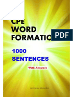 Word Formation Cae Students