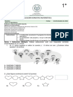 EVALUACIÓN SUMATIVA MATEMÁTICA 1° 2 de Noviembre2022