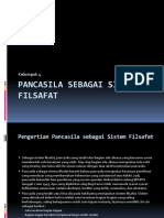 Pancasila Sebagai Sistem Filsafat