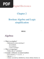 Chapter - 2 Boolean Algebra and Logic Simplification