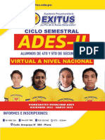 Academia Exitus: Ciclo Semestral ADES-II Virtual 2022-2023