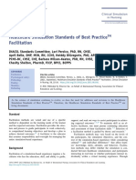 Healthcare Simulation Standards of Best PracticeTM METODOS DE FACILITACIÓN